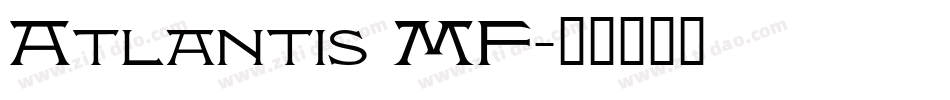 Atlantis MF字体转换